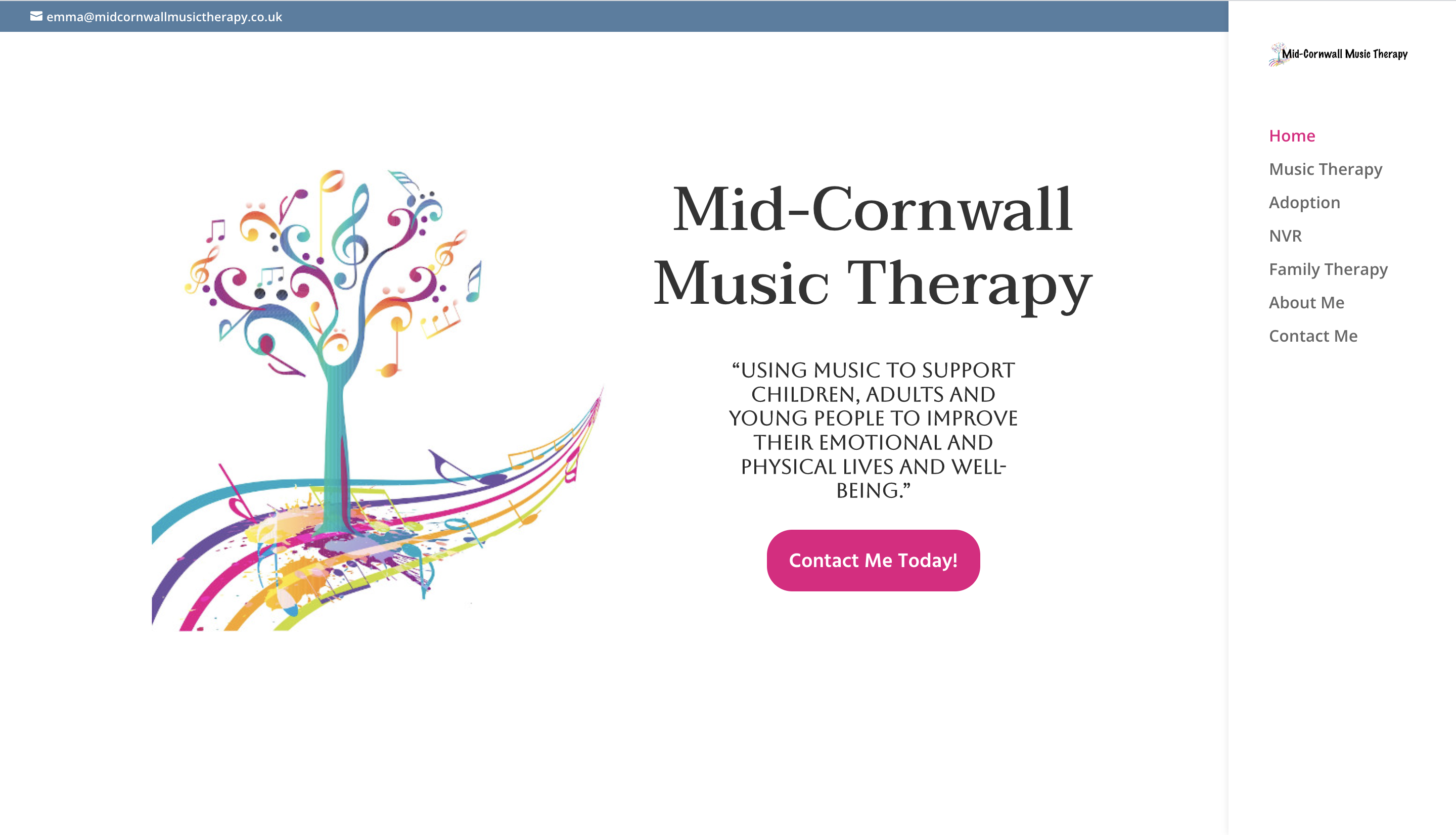 Mid Cornwall Music Therapy Home Page
