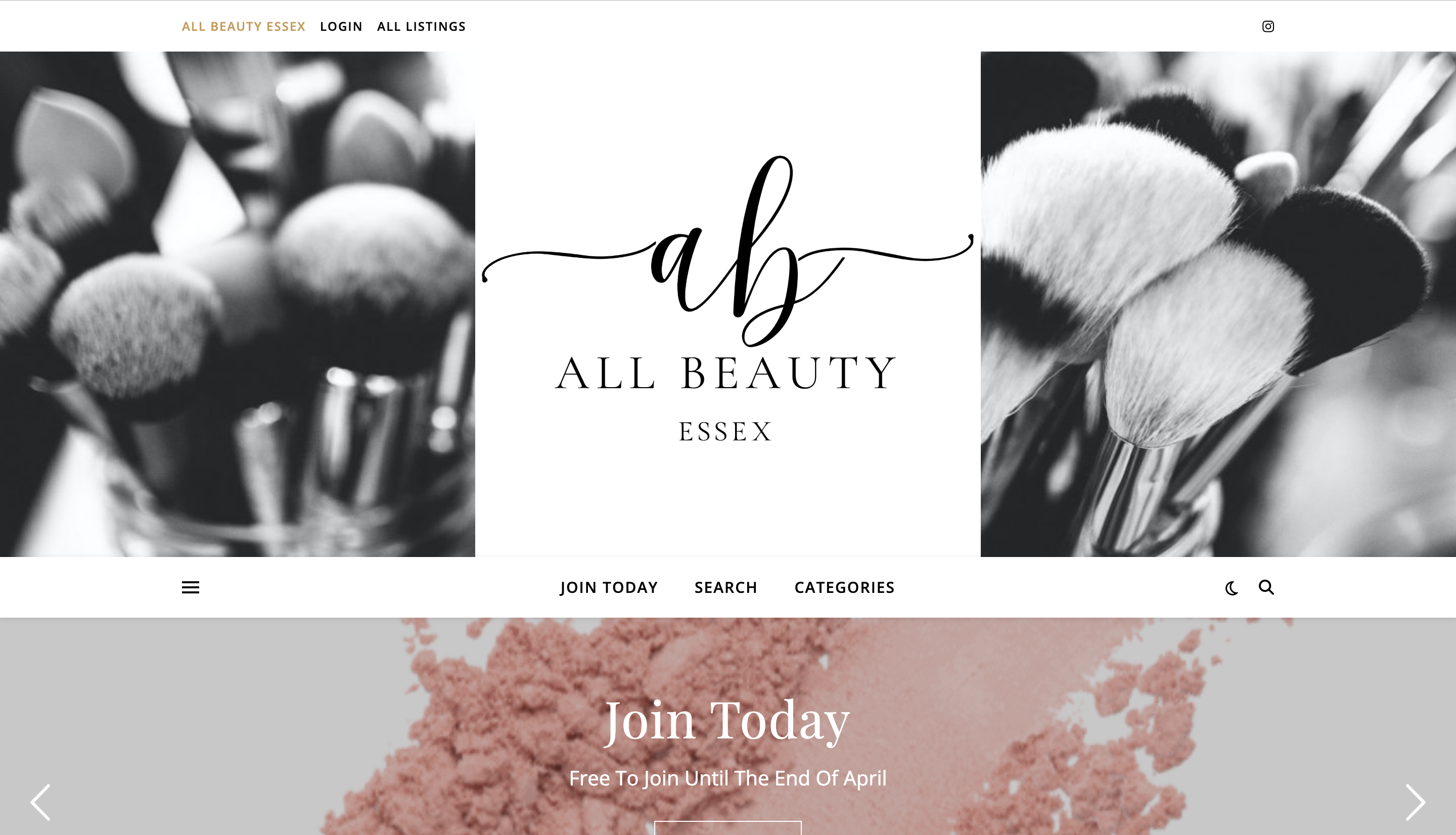 All Beauty essex Homepage
